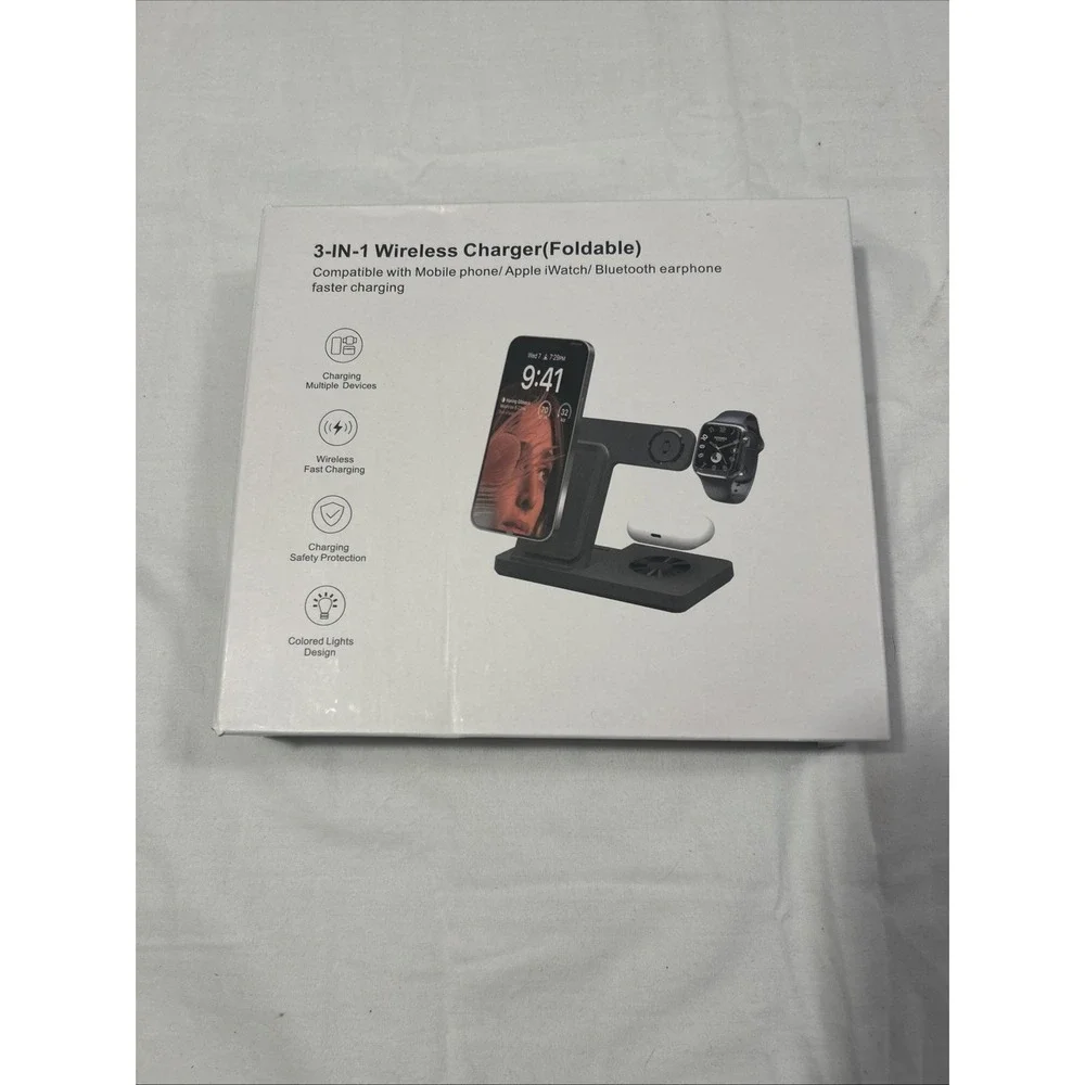 3-in-1 Wireless Charger Foldable BRAND NEW